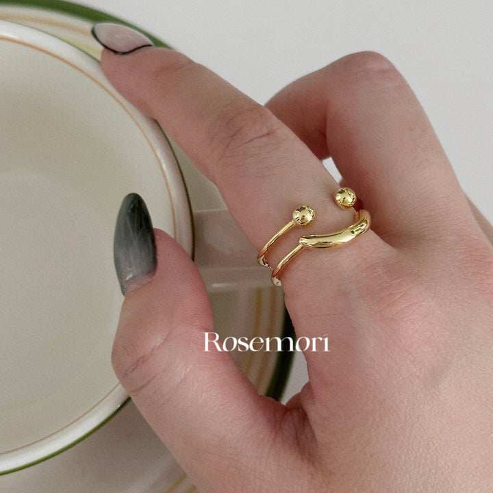 Smiley Face Sterling Silver Ring