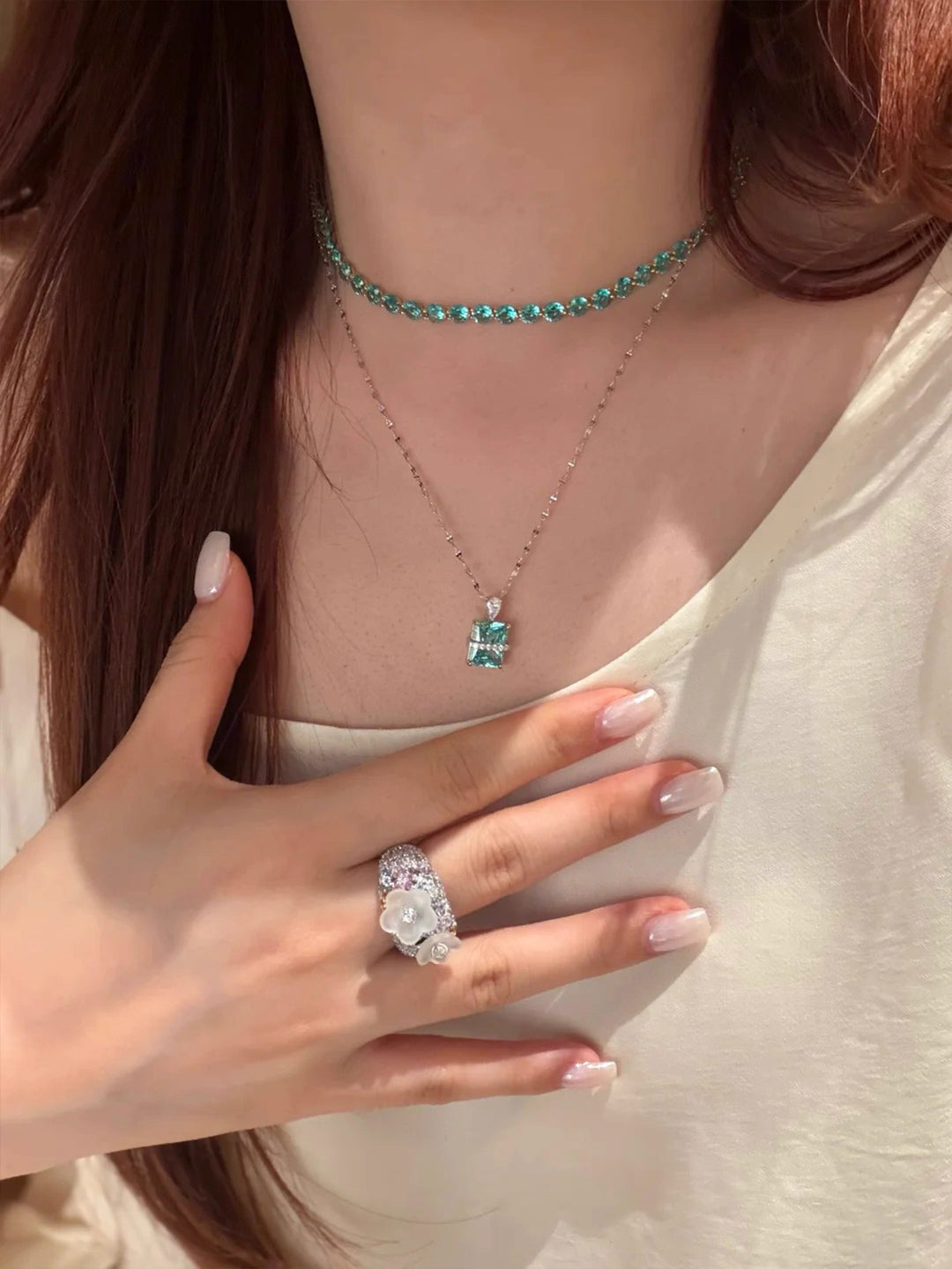 Paraiba Ocean Balance Jewelry Set