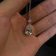 Luminéa Teardrop Moissanite Drop Necklace | S925 Sterling Silver