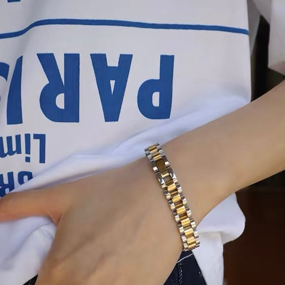 Luxury Stainless Steel Watch Band Bracelet