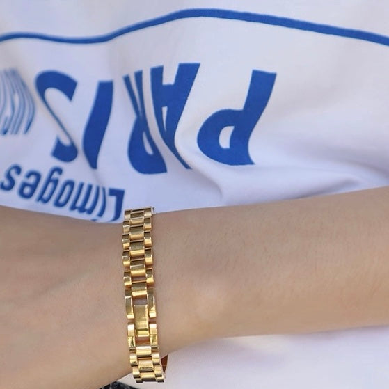 Luxury Stainless Steel Watch Band Bracelet