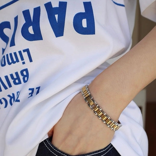 Luxury Stainless Steel Watch Band Bracelet