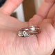 Wave Curve Multi-Layer Ring