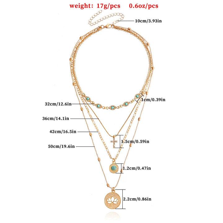 Layered Flower Necklace