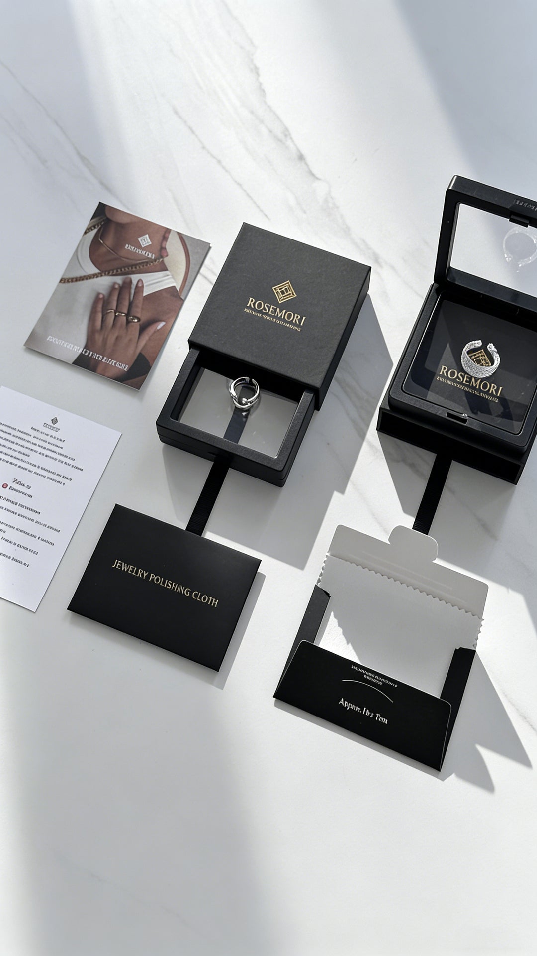 s925 Sterling Silver Drops Adjustable Ring