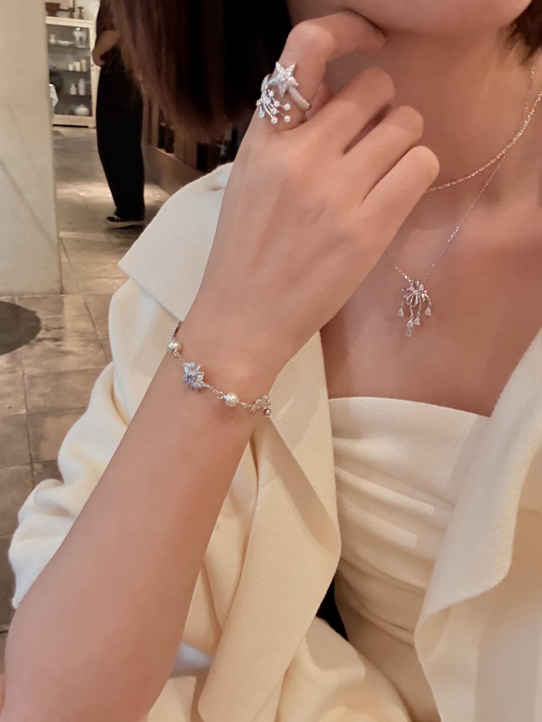 Shooting Star Pavé Bypass Ring