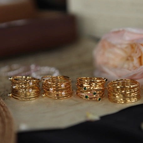 Multi-Layered Gold Ring