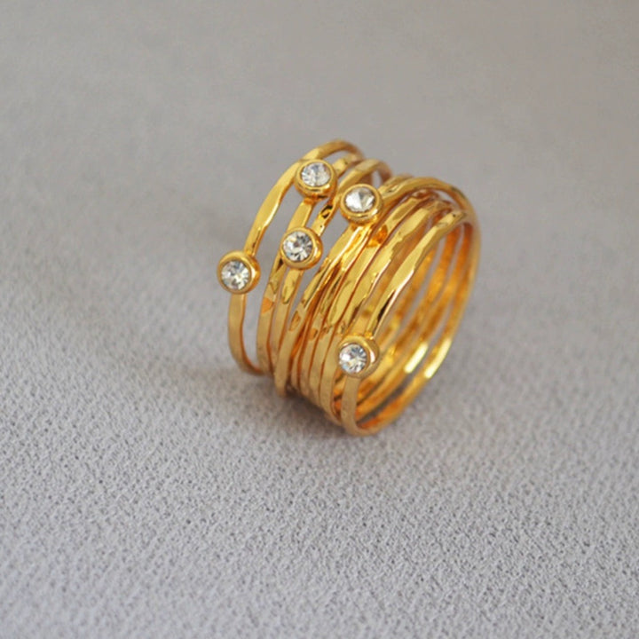 Multi-Layered Gold Ring