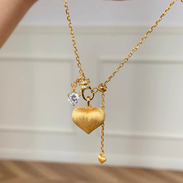 Heart Charm Pendant Necklace