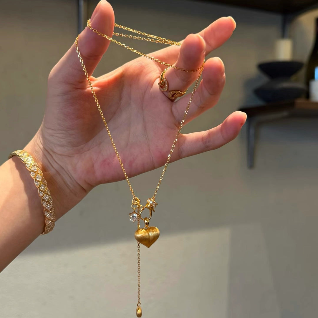 Heart Charm Pendant Necklace