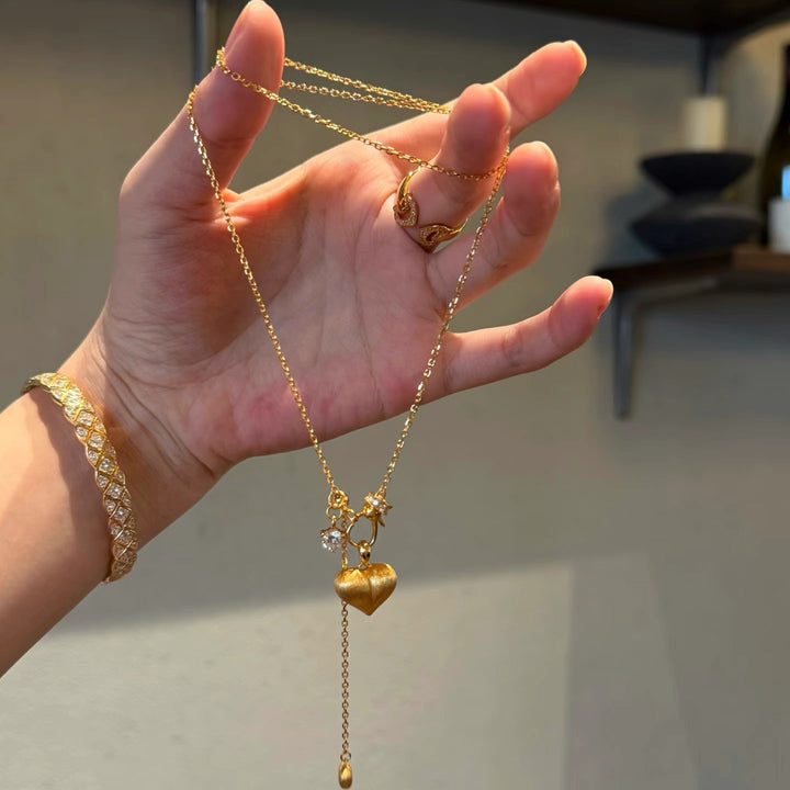 Heart Charm Pendant Necklace