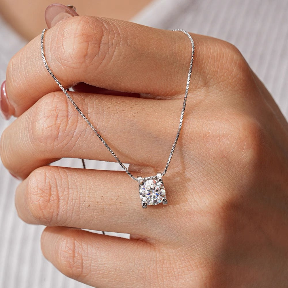 Midsummer Garden Moissanite Necklace | S925 Sterling Silver