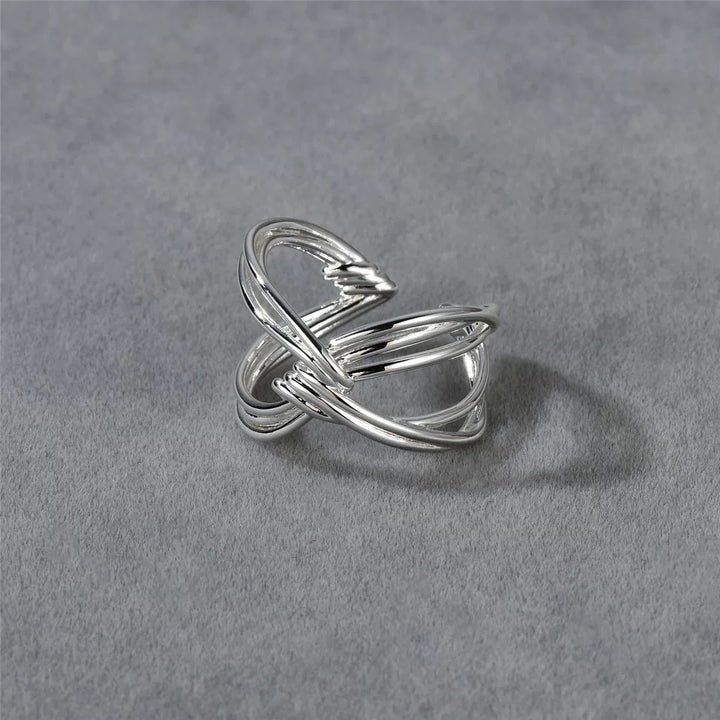 S925 Sterling Silver Knot Ring