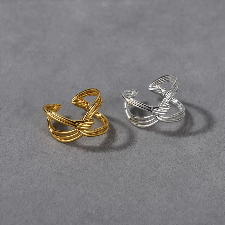 S925 Sterling Silver Knot Ring