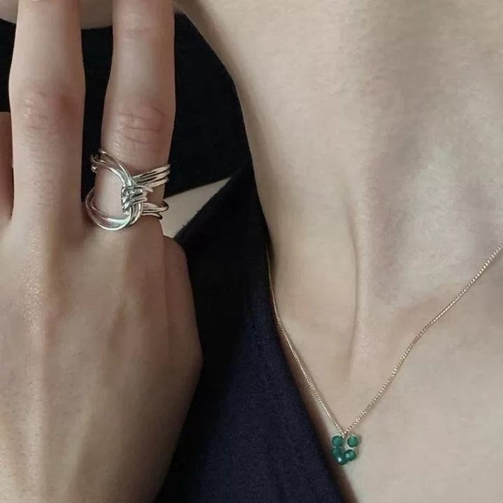 S925 Sterling Silver Knot Ring