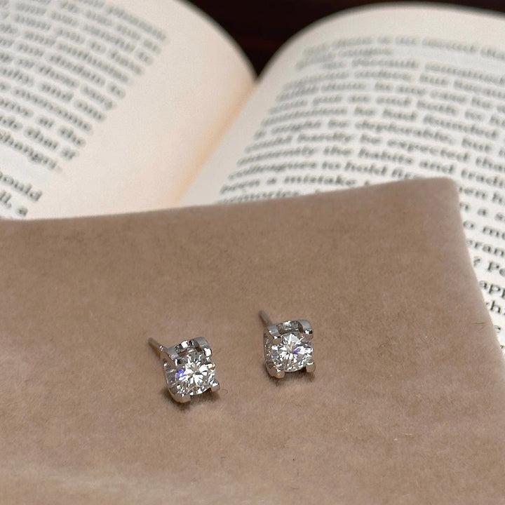 Eternal Promise Moissanite Stud Earrings | GRA Certified | S925 Sterling Silver