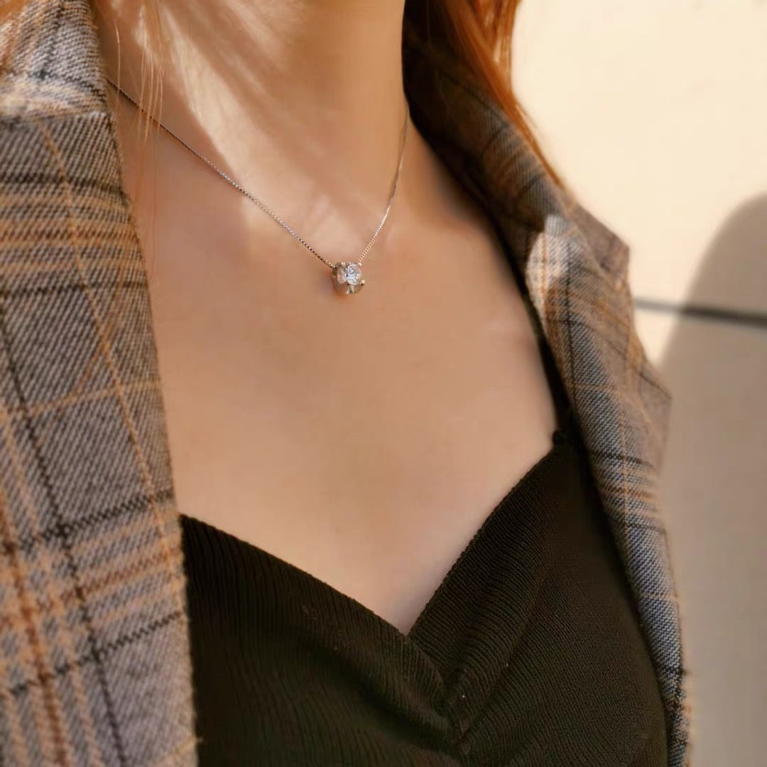 Midsummer Garden Moissanite Necklace | S925 Sterling Silver