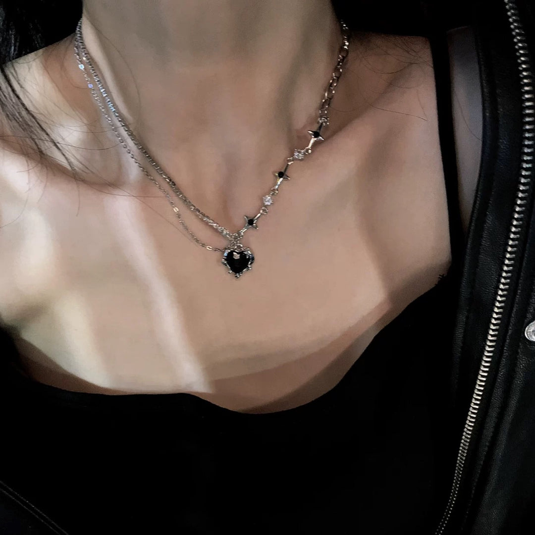 Love Double Layers Necklace
