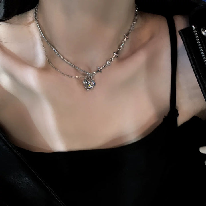 Love Double Layers Necklace