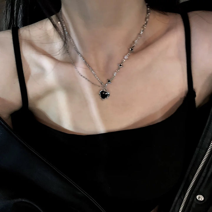 Love Double Layers Necklace