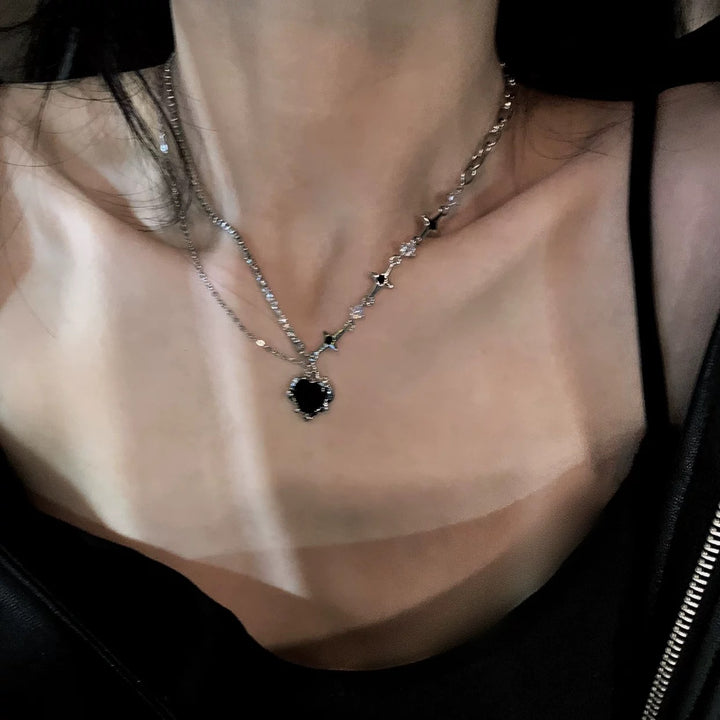 Love Double Layers Necklace