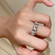 Twisted Zirconia Wrap Ring