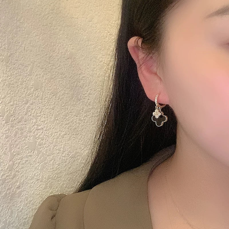 Four Leaf Flower Earrings