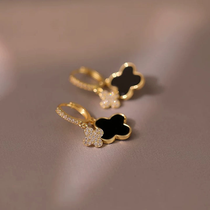Four Leaf Flower Earrings