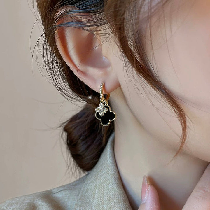 Four Leaf Flower Earrings