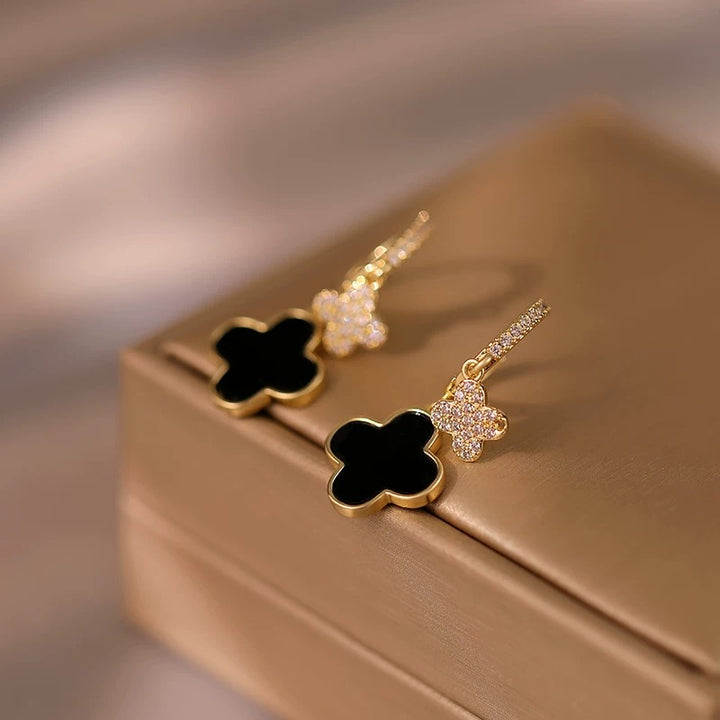 Four Leaf Flower Earrings