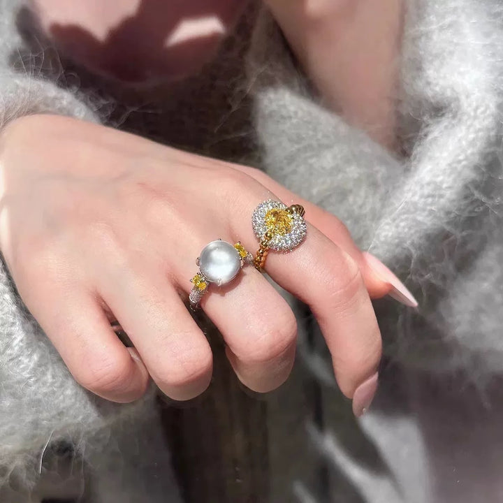 Sterling Silver Oval Ring
