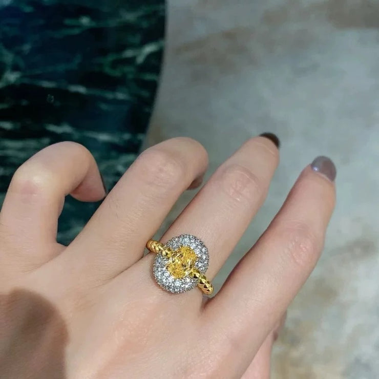 Sterling Silver Oval Ring