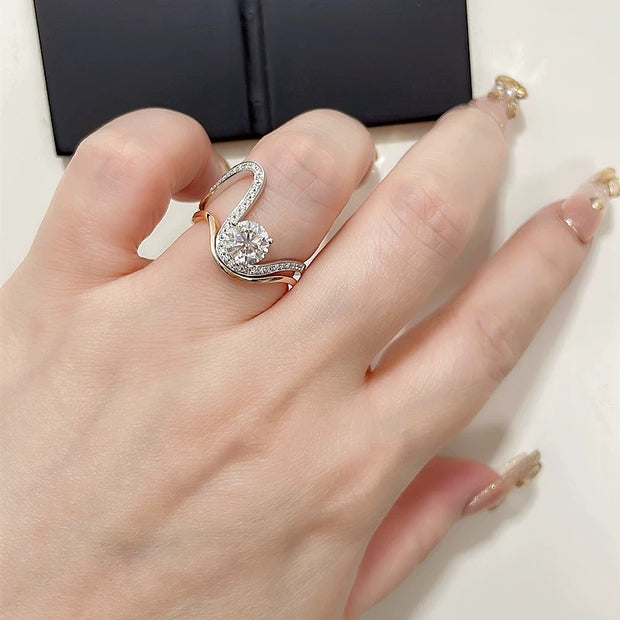 Curve Wave Ring