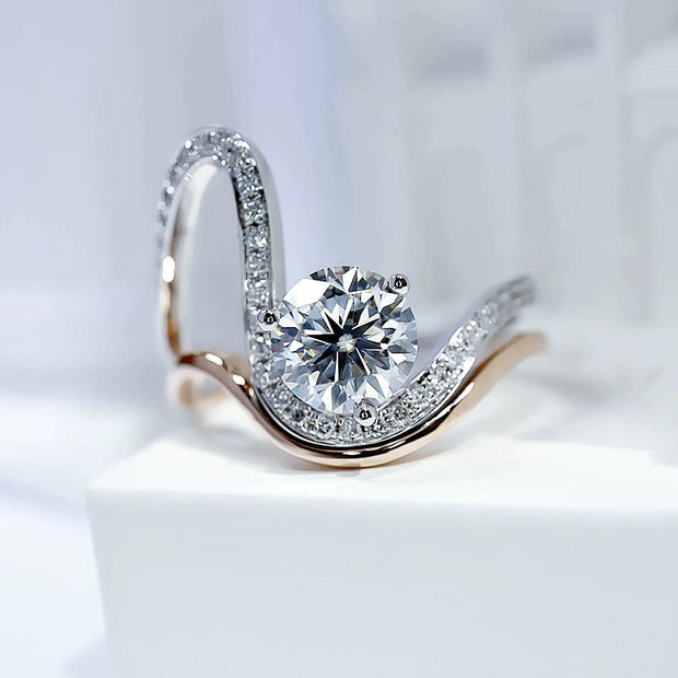 Curve Wave Ring