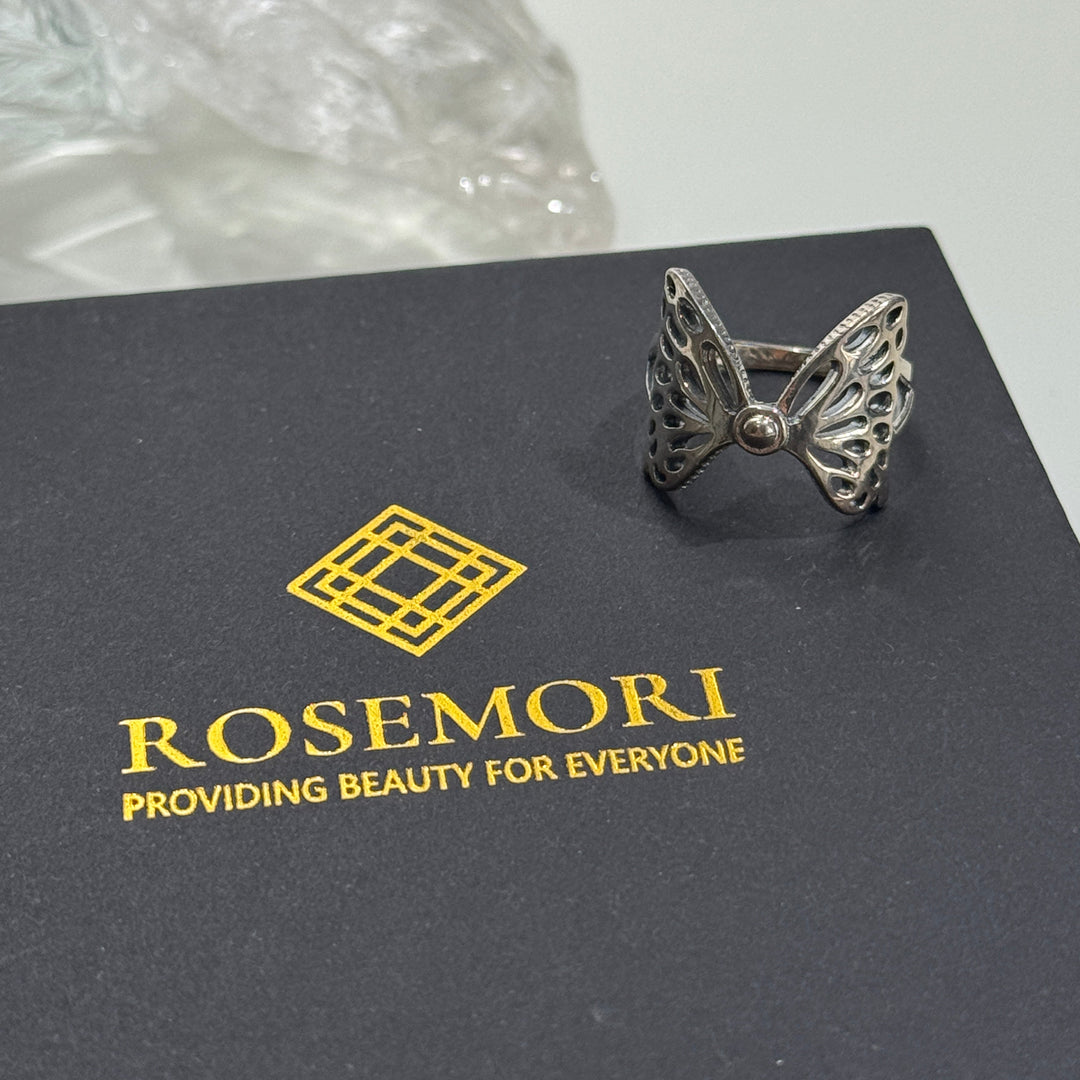 Sculptural Wings Butterfly Ring