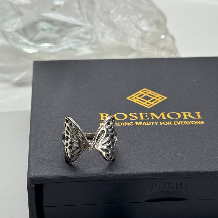 Sculptural Wings Butterfly Ring