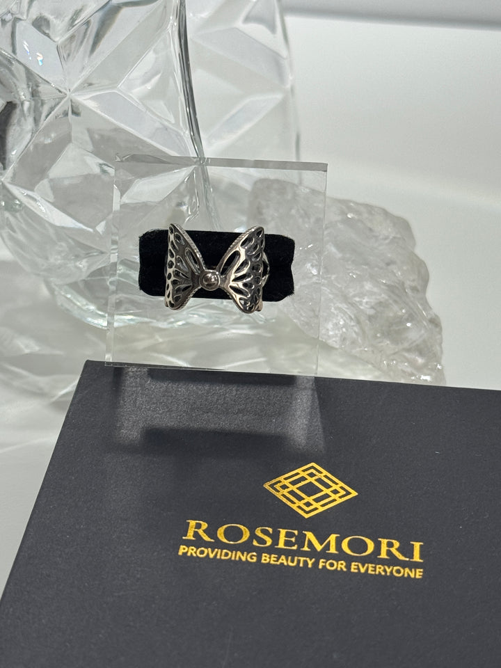 Sculptural Wings Butterfly Ring