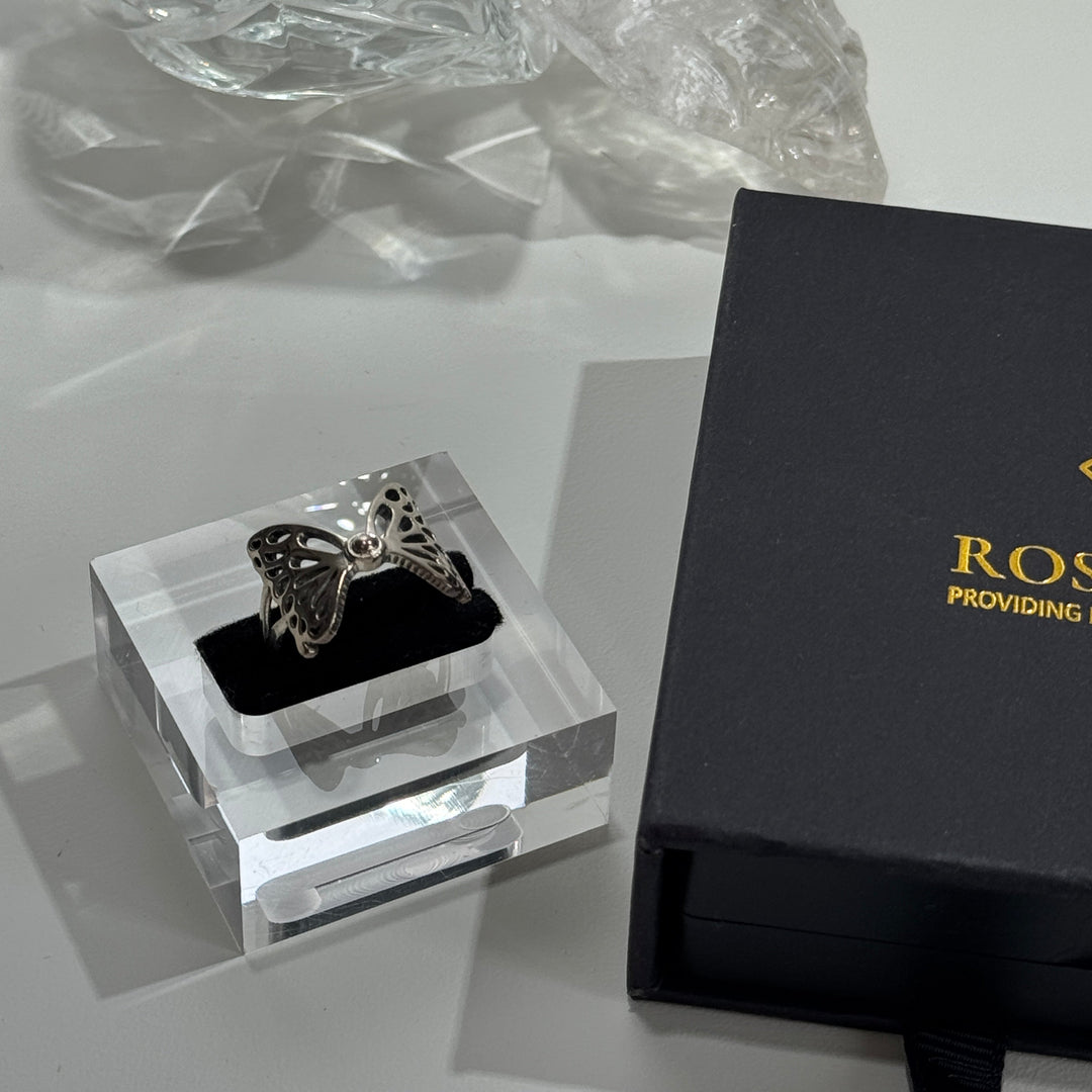 Sculptural Wings Butterfly Ring