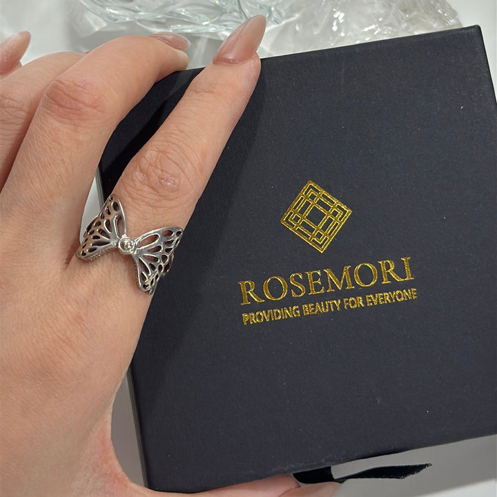 Sculptural Wings Butterfly Ring