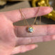 Bezel Solitaire Moissanite Necklace | S925 Sterling Silver