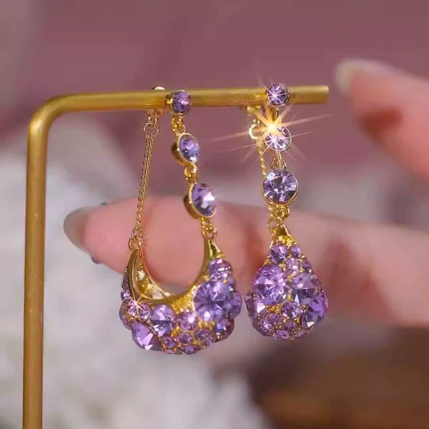 Full Diamond Basket Earrings