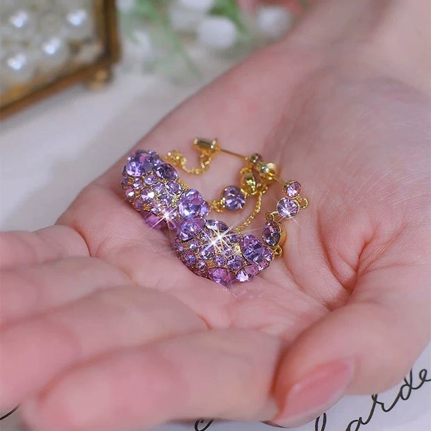 Full Diamond Basket Earrings