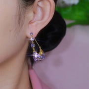 Full Diamond Basket Earrings