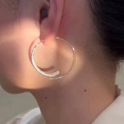 Full Star Circle Earrings