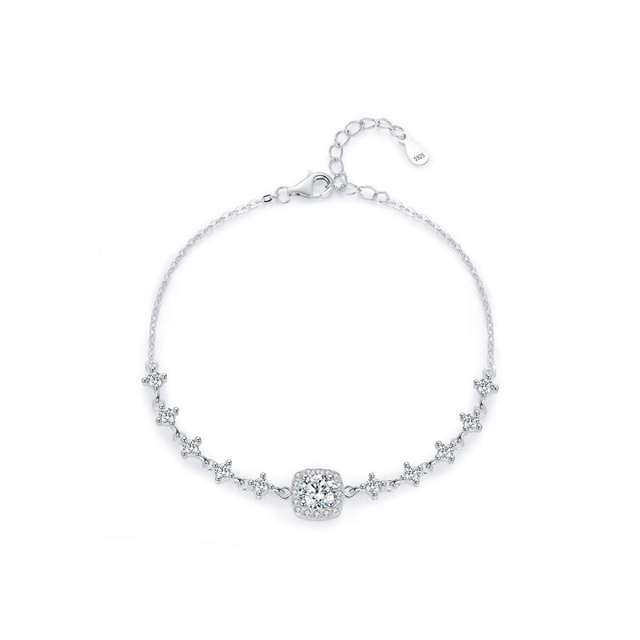 Cushion Moissanite Bracelet