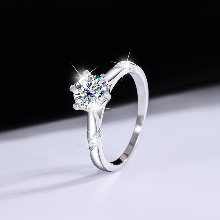 Starlift Solitaire Moissanite Ring