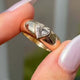 Heart-Cut Moissanite Ring — Bold Band | S925 Sterling Silver