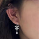 Butterfly High Carbon Diamond Drop Earrings | S925 Sterling Silver