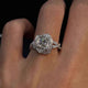 Rose Moissanite Ring