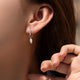 Marquise Drop Moissanite Hoop Earrings | S925 Sterling Silver